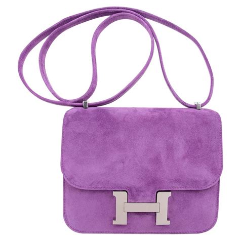 hermes constance purple suede|Hermes constance review.